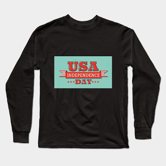 Independence Day Long Sleeve T-Shirt by Onlineshop.Ralf
